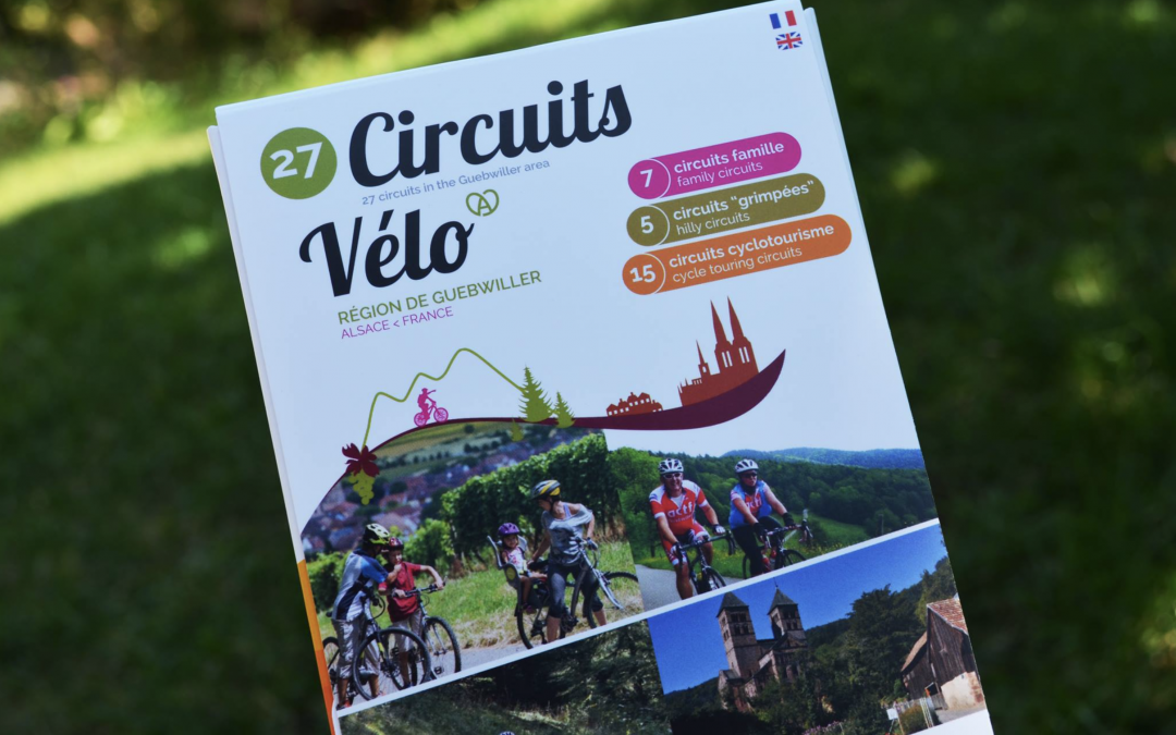 Carte et fiches circuits vélo trilingue – OT GUEBWILLER